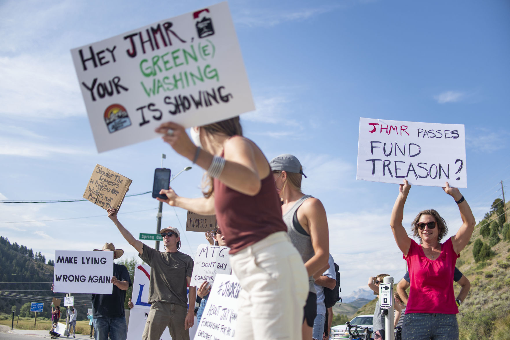 Marjorie Taylor Greene Protest